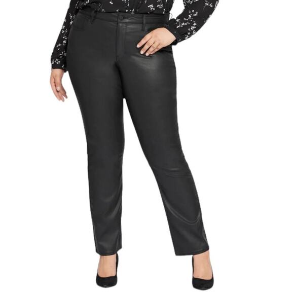 NYDJ Jeans Coated Marilyn straight plus size 24W - Picture 1 of 7